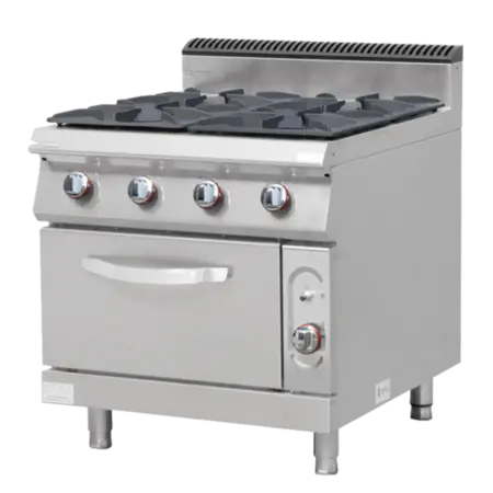 Gas Stove With Oven E-RQB-700-4S (1)